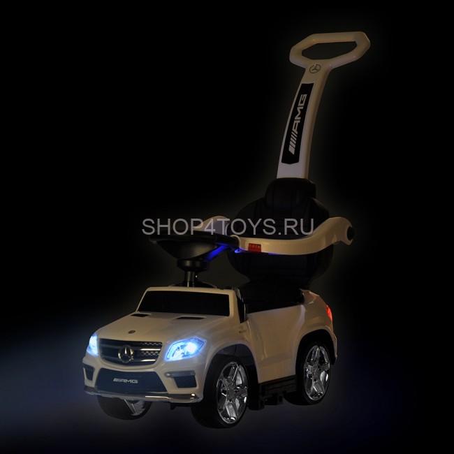 Детский электромобиль - каталка Mercedes GL63 AMG White LUXURY - SX1578H Детский электромобиль - каталка Mercedes GL63 AMG White LUXURY - SX1578H