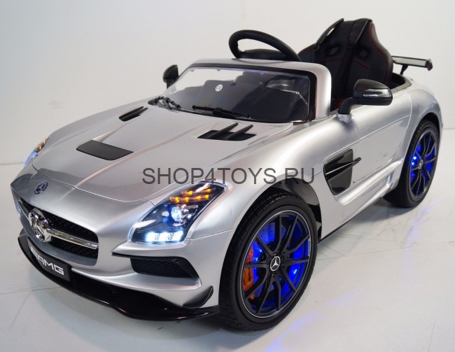 Электромобиль Mercedes-Benz SLS AMG Silver - SX128-S Электромобиль Mercedes-Benz SLS AMG Silver - SX128-S