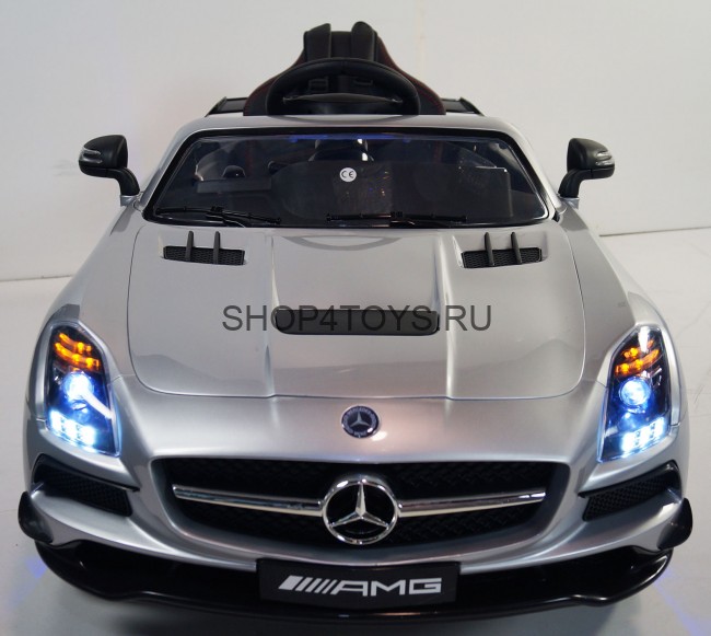 Электромобиль Mercedes-Benz SLS AMG Silver - SX128-S Электромобиль Mercedes-Benz SLS AMG Silver - SX128-S