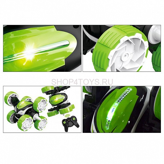 Радиоуправляемая машина-перевертыш MKB TRI-Wheeler - 5588-617-Green Радиоуправляемая машина-перевертыш MKB TRI-Wheeler - 5588-617-Green