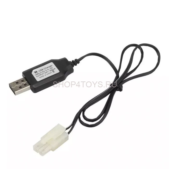 Зарядное устройство USB 8.4v 250mah разъем Tamiya - USB-84-250-TAMIYA Зарядное устройство USB 8.4v 250mah разъем Tamiya - USB-84-250-TAMIYA