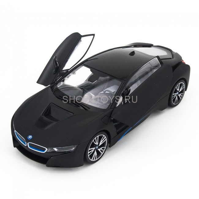 Радиоуправляемая машина Rastar BMW i8 Black 1:14 с открывающимися дверями - 71010-B Радиоуправляемая машина Rastar BMW i8 Black 1:14 с открывающимися дверями - 71010-B