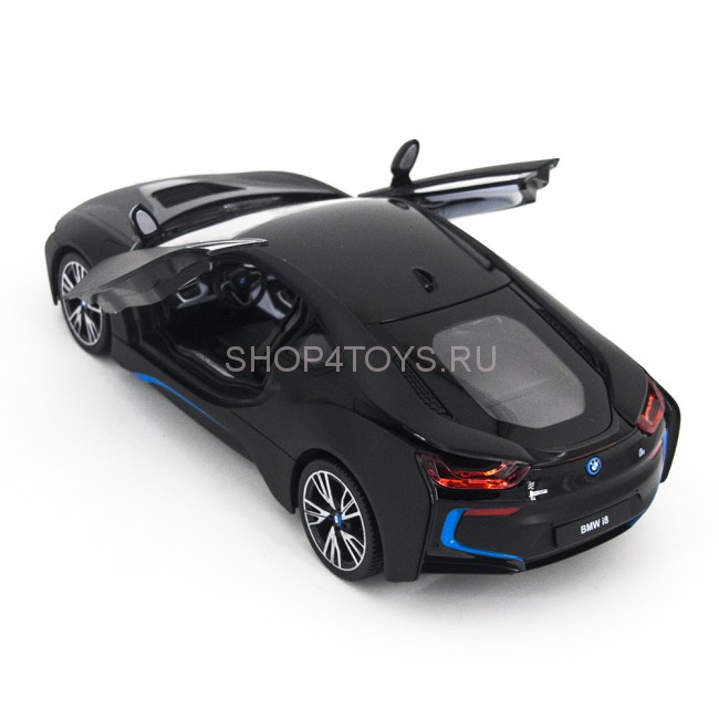Радиоуправляемая машина Rastar BMW i8 Black 1:14 с открывающимися дверями - 71010-B Радиоуправляемая машина Rastar BMW i8 Black 1:14 с открывающимися дверями - 71010-B