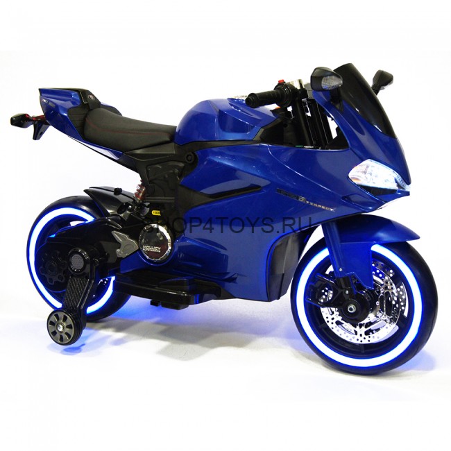 Детский электромобиль - мотоцикл Ducati Blue - SX1628-G Детский электромобиль - мотоцикл Ducati Blue - SX1628-G