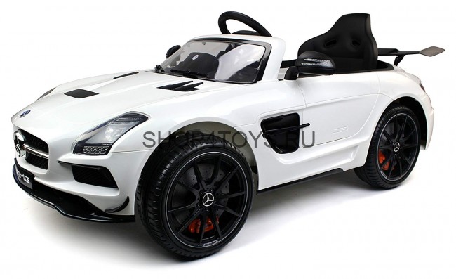 Электромобиль Mercedes-Benz SLS AMG White - SX128-S Электромобиль Mercedes-Benz SLS AMG White - SX128-S