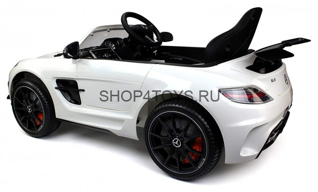 Электромобиль Mercedes-Benz SLS AMG White - SX128-S Электромобиль Mercedes-Benz SLS AMG White - SX128-S