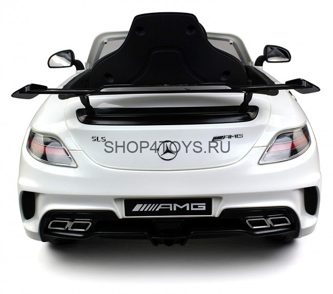 Электромобиль Mercedes-Benz SLS AMG White - SX128-S Электромобиль Mercedes-Benz SLS AMG White - SX128-S