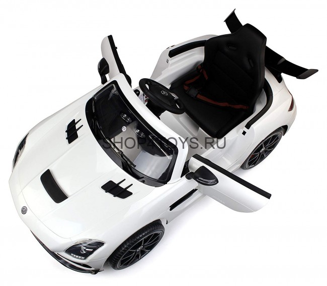 Электромобиль Mercedes-Benz SLS AMG White - SX128-S Электромобиль Mercedes-Benz SLS AMG White - SX128-S