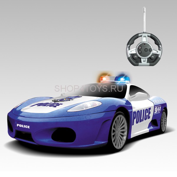 Радиоуправляемый конструктор - автомобиль Ferrari "Полиция" - 2028-1J08B
