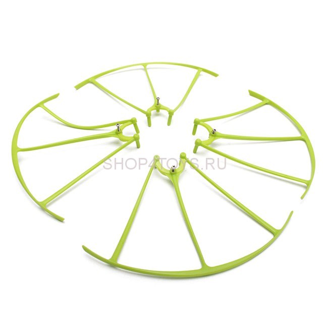 Зеленая защита лопастей для квадрокоптера Syma X5HC, X5HW - X5HW-04A Зеленая защита лопастей для квадрокоптера Syma X5HC, X5HW - X5HW-04A