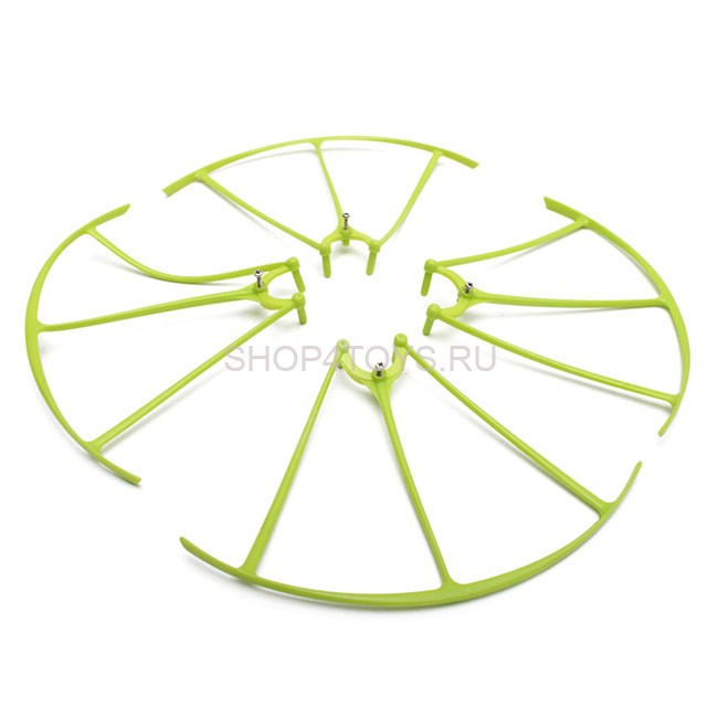 Зеленая защита лопастей для квадрокоптера Syma X5HC, X5HW - X5HW-04A Зеленая защита лопастей для квадрокоптера Syma X5HC, X5HW - X5HW-04A