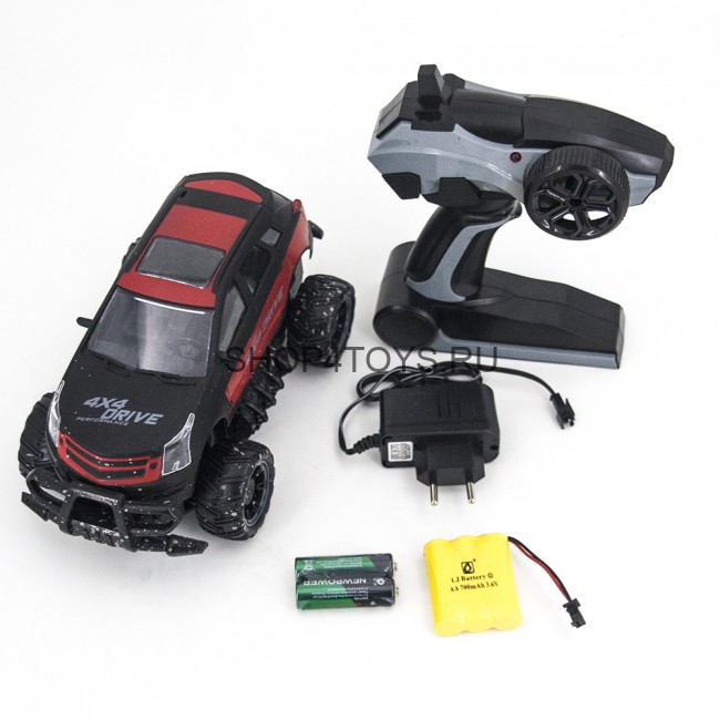 Радиоуправляемый джип MUD Off-Road 4X4 Red 2.4G - 333-MUD23B Радиоуправляемый джип MUD Off-Road 4X4 Red 2.4G - 333-MUD23B