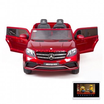 Детский электромобиль Mercedes Benz GLS63 LUXURY 4WD 12V MP4 - Red - HL228-LUX-MP4 Детский электромобиль Mercedes Benz GLS63 LUXURY 4WD 12V MP4 - Red - HL228-LUX-MP4
