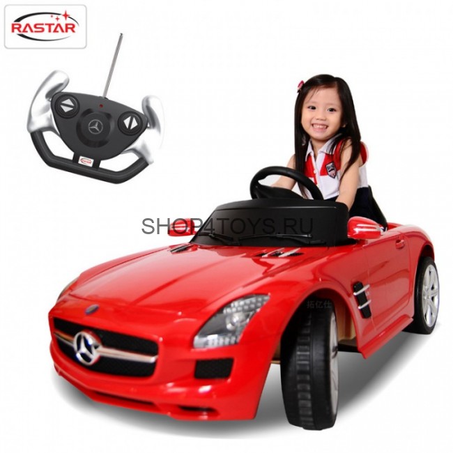 Радиоуправляемый электромобиль Rastar Mercedes-Benz SLS AMG Red - 81600-R Радиоуправляемый электромобиль Rastar Mercedes-Benz SLS AMG Red - 81600-R