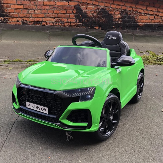 Детский электромобиль Audi RS Q8 12V 2WD - HL518-LUX-GREEN Детский электромобиль Audi RS Q8 12V 2WD - HL518-LUX-GREEN