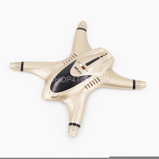 Верхняя часть корпуса (золотой) для квадрокоптера MJX X401H - MJX-401H01