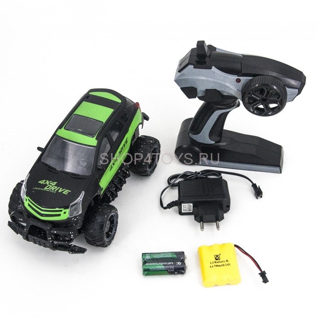 Радиоуправляемый джип MUD Off-Road 4X4 Green 2.4G - 333-MUD23B-G Радиоуправляемый джип MUD Off-Road 4X4 Green 2.4G - 333-MUD23B-G