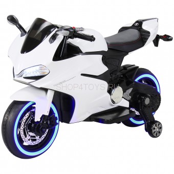 Детский электромобиль - мотоцикл Ducati White - SX1628-G Детский электромобиль - мотоцикл Ducati White - SX1628-G