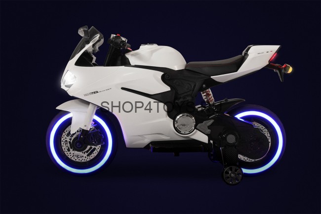 Детский электромобиль - мотоцикл Ducati White - SX1628-G Детский электромобиль - мотоцикл Ducati White - SX1628-G