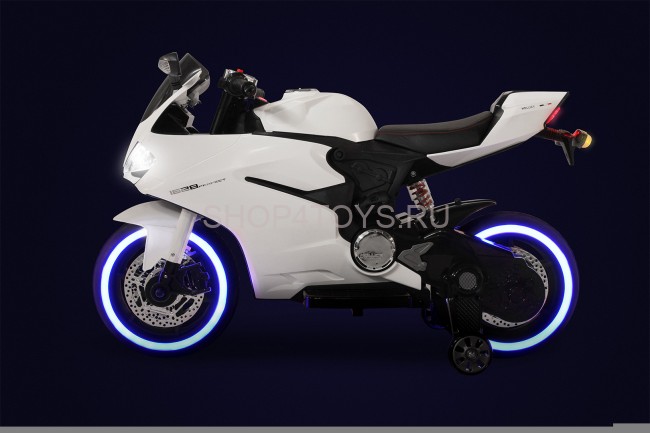 Детский электромобиль - мотоцикл Ducati White - SX1628-G Детский электромобиль - мотоцикл Ducati White - SX1628-G