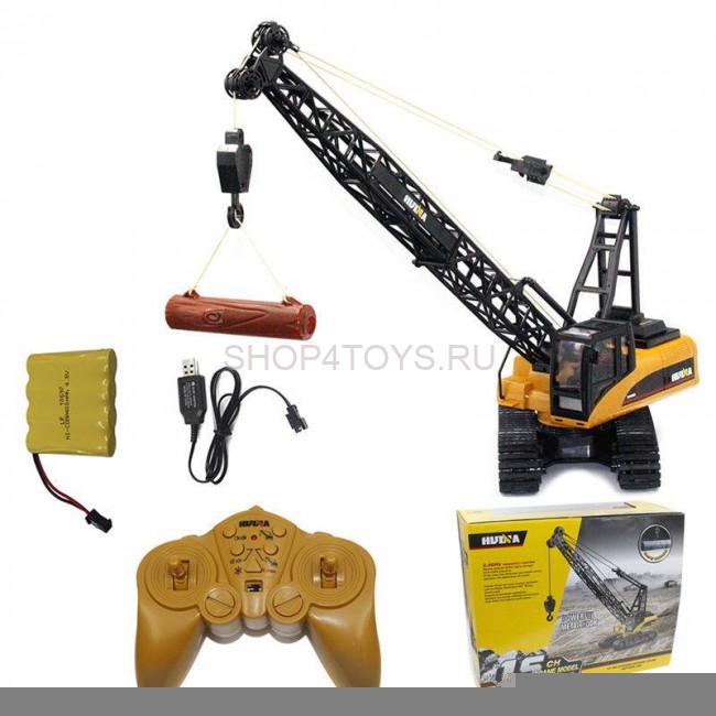Радиоуправляемый кран HUI NA TOYS масштаб 1:14 2.4G - HN1572 Радиоуправляемый кран HUI NA TOYS масштаб 1:14 2.4G - HN1572