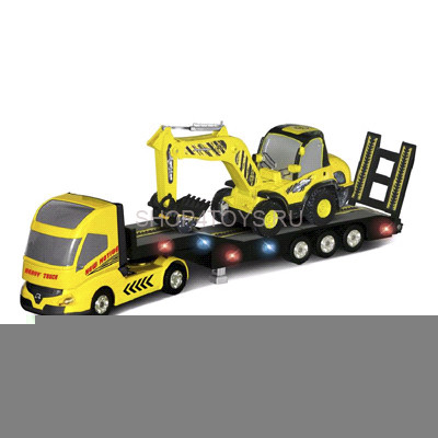 Радиоуправляемый грузовик и экскаватор - QY0231B