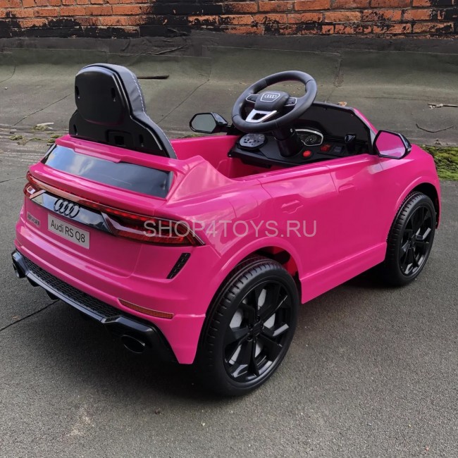 Детский электромобиль Audi RS Q8 12V 2WD - HL518-LUX-PINK Детский электромобиль Audi RS Q8 12V 2WD - HL518-LUX-PINK