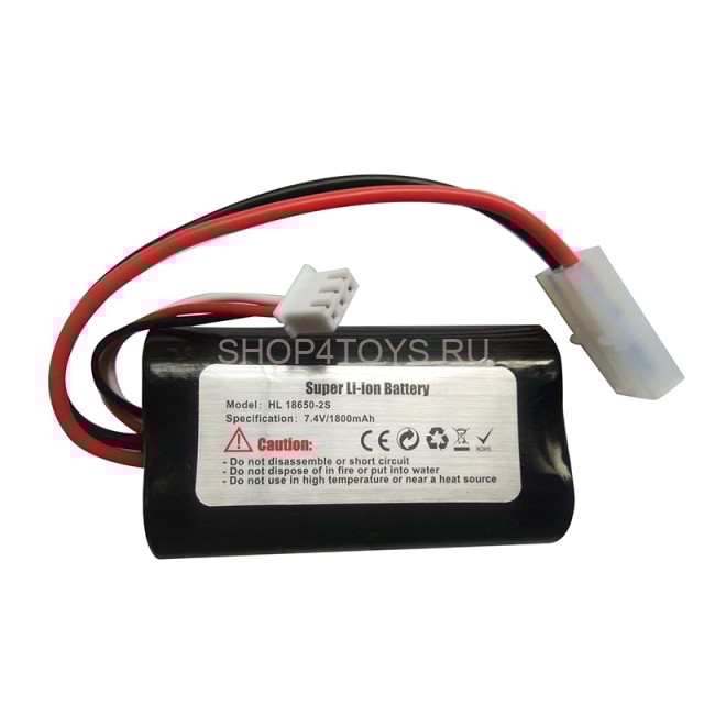 Аккумулятор Heng Long Li-Ion 7.4V 1800 mAh - HL-18650-2S