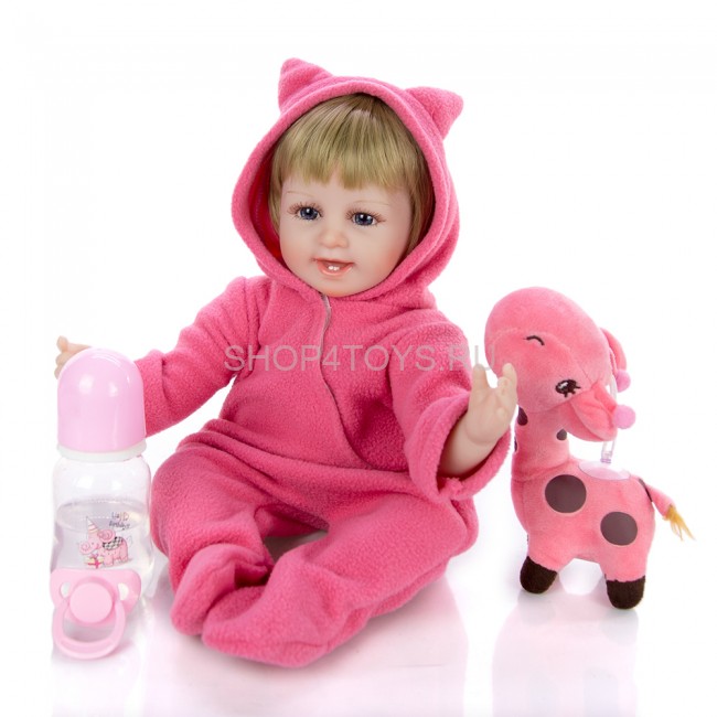 Реборн улыбающаяся блондинка Алинка