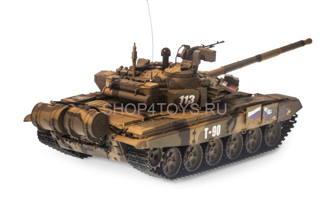 Радиоуправляемый танк Heng Long Т-90 V7.0 масштаб 1:16 RTR 2.4G - 3938-1 V7.0 Радиоуправляемый танк Heng Long Т-90 V7.0 масштаб 1:16 RTR 2.4G - 3938-1 V7.0