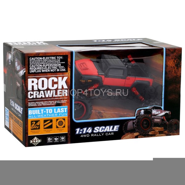 Радиоуправляемый краулер Rock Crawler 4WD 1:14 RTR 2.4G - HB-P1404 Радиоуправляемый краулер Rock Crawler 4WD 1:14 RTR 2.4G - HB-P1404