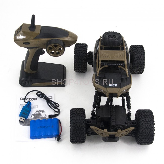 Радиоуправляемый краулер-амфибия Crazon Crawler Khaki 4WD 2.4G - 171601B Радиоуправляемый краулер-амфибия Crazon Crawler Khaki 4WD 2.4G - 171601B