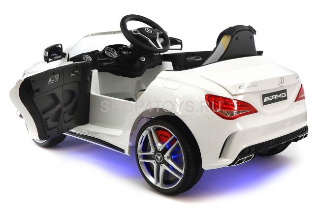 Детский электромобиль Mercedes CLA45 AMG LUXURY White 12V 2.4G - SX1538-E Детский электромобиль Mercedes CLA45 AMG LUXURY White 12V 2.4G - SX1538-E
