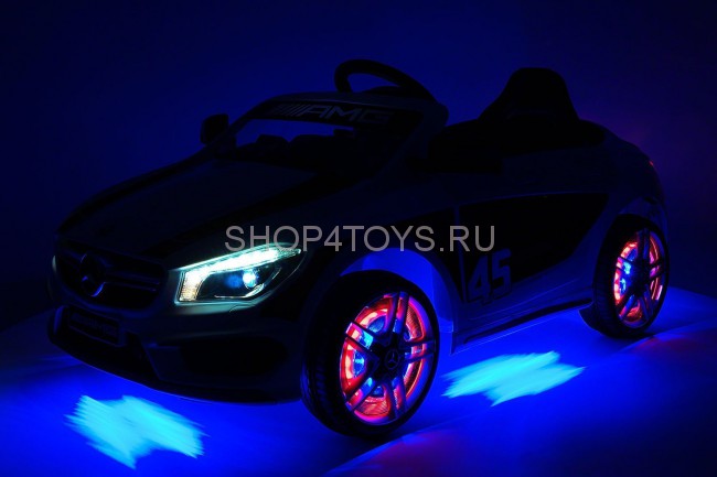 Детский электромобиль Mercedes CLA45 AMG LUXURY White 12V 2.4G - SX1538-E Детский электромобиль Mercedes CLA45 AMG LUXURY White 12V 2.4G - SX1538-E
