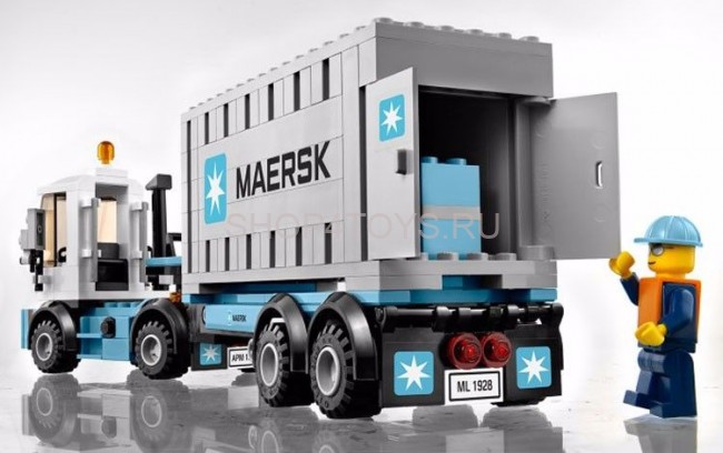 Конструктор Lepin 21006 Грузовой Поезд Маерск - Technic 10219 Конструктор Lepin 21006 Грузовой Поезд Маерск - Technic 10219