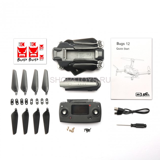 Квадрокоптер MJX B12 EIS 4K 5G WIFI RTF с сумкой - B12EIS-BAG Квадрокоптер MJX B12 EIS 4K 5G WIFI RTF с сумкой - B12EIS-BAG