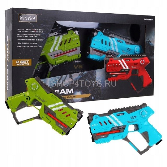 Набор для лазертага Winyea Call of Life Star-Team (2 бластера) - W7008D-GB Набор для лазертага Winyea Call of Life Star-Team (2 бластера) - W7008D-GB