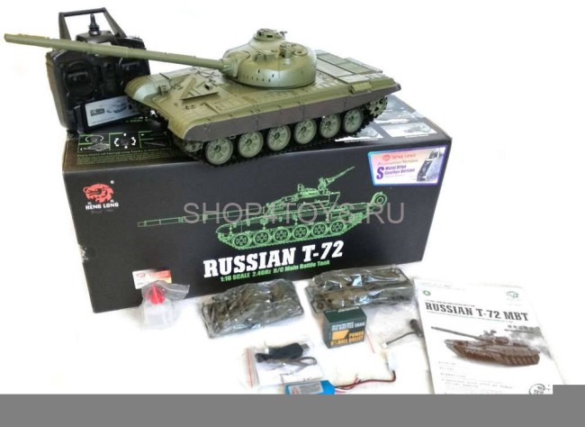 Радиоуправляемый танк Heng Long Т-72 Pro V7.0 масштаб 1:16 RTR 2.4GHz - 3939-1Pro V7.0 Радиоуправляемый танк Heng Long Т-72 Pro V7.0 масштаб 1:16 RTR 2.4GHz - 3939-1Pro V7.0