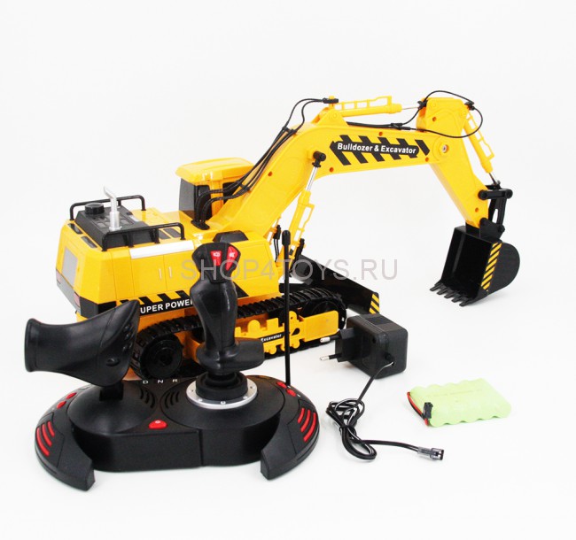 Радиоуправлямый экскаватор MZ 1:18 - MZ-2084 Радиоуправлямый экскаватор MZ 1:18 - MZ-2084