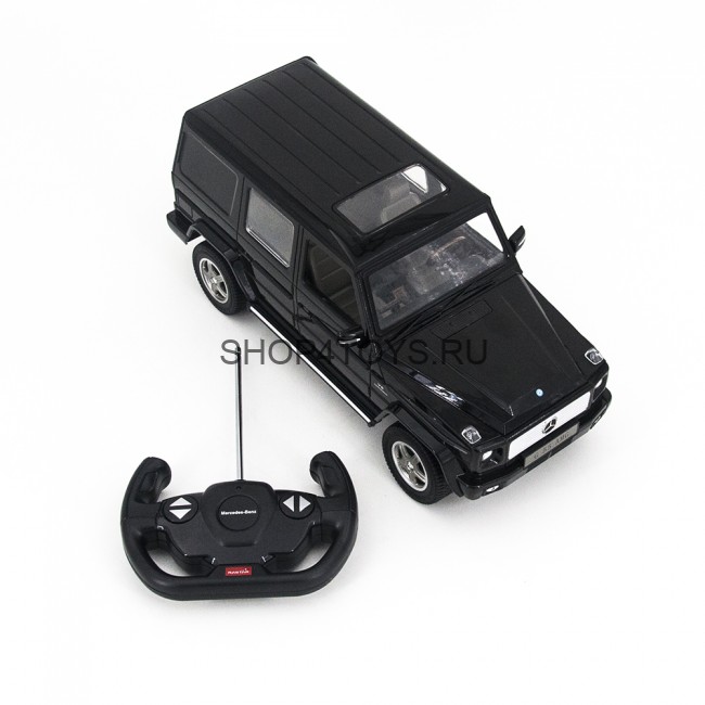 Радиоуправляемая машина Rastar Mercedes Black G55 AMG 1:14 - 30400 Радиоуправляемая машина Rastar Mercedes Black G55 AMG 1:14 - 30400