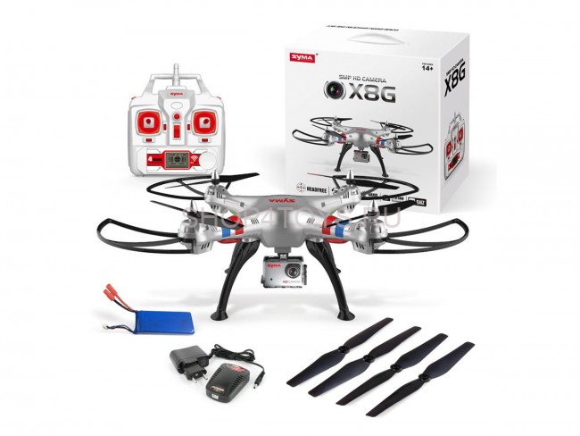 Радиоуправляемый квадрокоптер Syma X8G