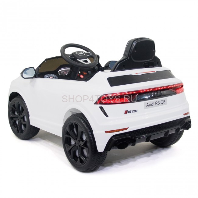 Детский электромобиль Audi RS Q8 12V 2WD - HL518-LUX-WHITE Детский электромобиль Audi RS Q8 12V 2WD - HL518-LUX-WHITE