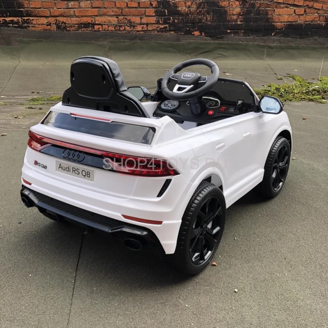 Детский электромобиль Audi RS Q8 12V 2WD - HL518-LUX-WHITE Детский электромобиль Audi RS Q8 12V 2WD - HL518-LUX-WHITE