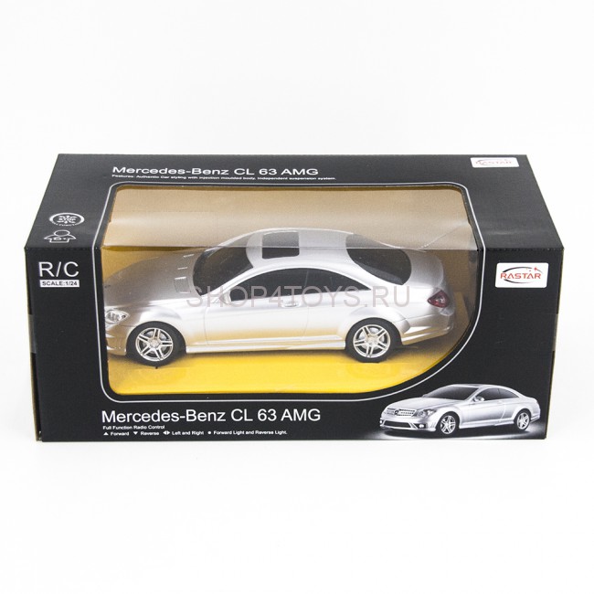 Радиоуправляемая машина Rastar Mercedes Silver CL63 AMG 1:24 - 34200-S Радиоуправляемая машина Rastar Mercedes Silver CL63 AMG 1:24 - 34200-S