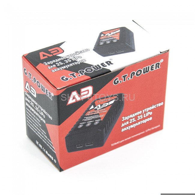 Зарядное устройство для 2S, 3S LiPo аккумуляторов G.T.POWER A3  - GTP-A3 Зарядное устройство для 2S, 3S LiPo аккумуляторов G.T.POWER A3  - GTP-A3