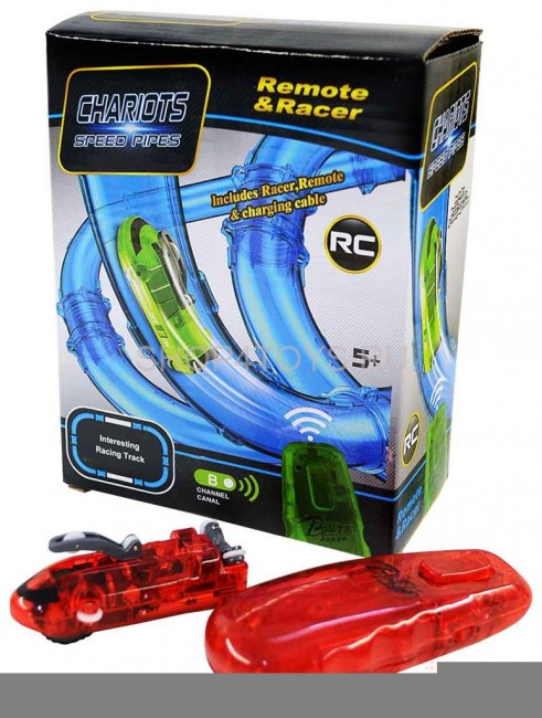 Радиоуправляемая машинка для гоночного трека в трубе (светится в темноте) - 022-8