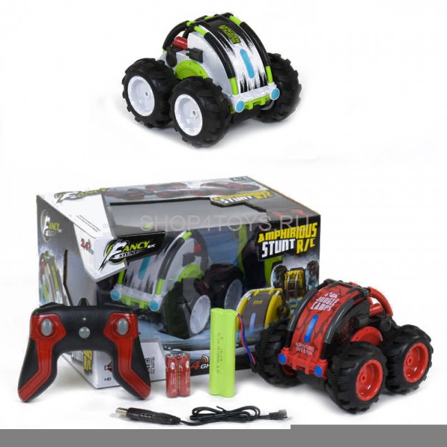 Радиоуправляемый перевертыш-амфибия (16 см, акк+з/у) - HB-FG03