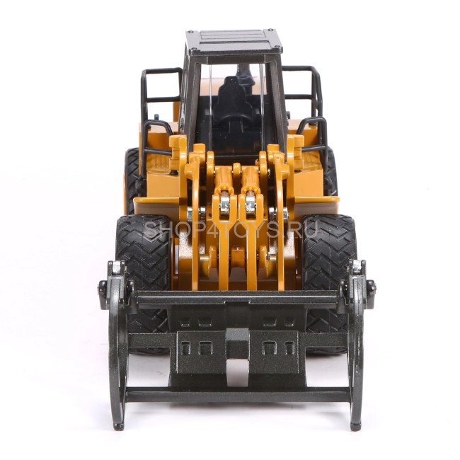 Металлический фронтальный погрузчик бревен HUI NA TOYS масштаб 1:40 - HN1914 Металлический фронтальный погрузчик бревен HUI NA TOYS масштаб 1:40 - HN1914