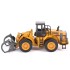 Металлический фронтальный погрузчик бревен HUI NA TOYS масштаб 1:40 - HN1914 Металлический фронтальный погрузчик бревен HUI NA TOYS масштаб 1:40 - HN1914