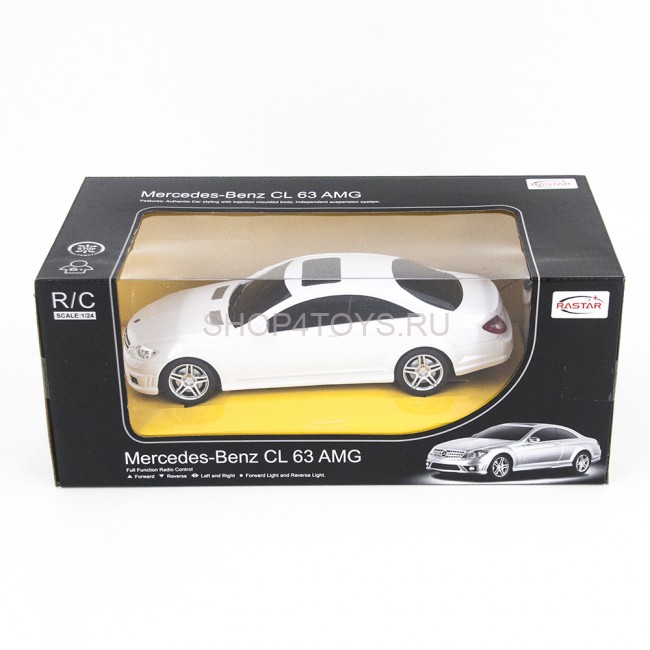 Радиоуправляемая машина Rastar Mercedes White CL63 AMG 1:24 - 34200-W Радиоуправляемая машина Rastar Mercedes White CL63 AMG 1:24 - 34200-W